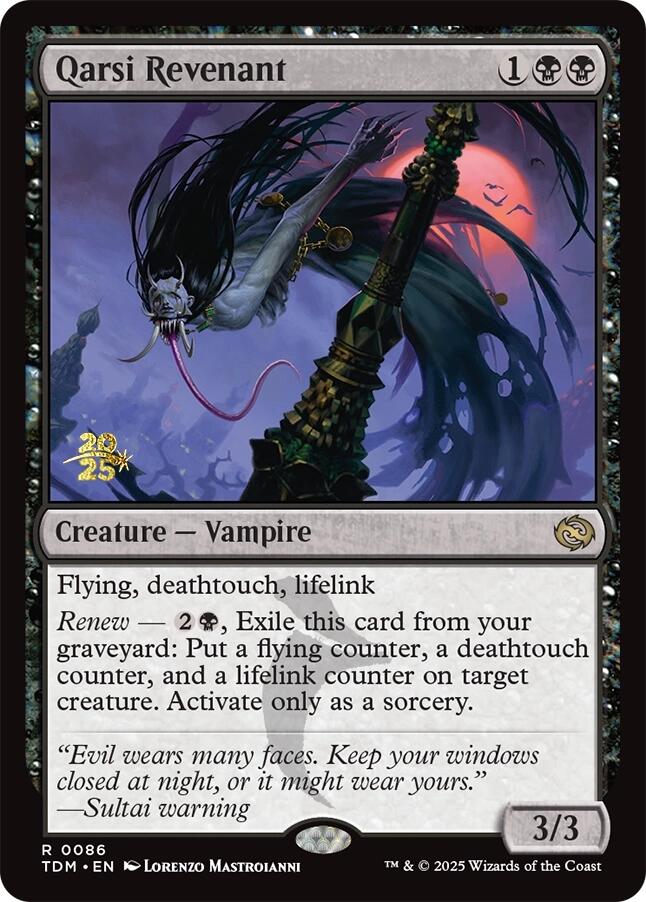 Qarsi Revenant [Tarkir: Dragonstorm Prerelease Promos] | Clutch Gaming