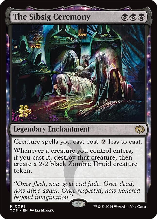 The Sibsig Ceremony [Tarkir: Dragonstorm Prerelease Promos] | Clutch Gaming