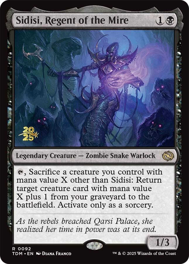 Sidisi, Regent of the Mire [Tarkir: Dragonstorm Prerelease Promos] | Clutch Gaming