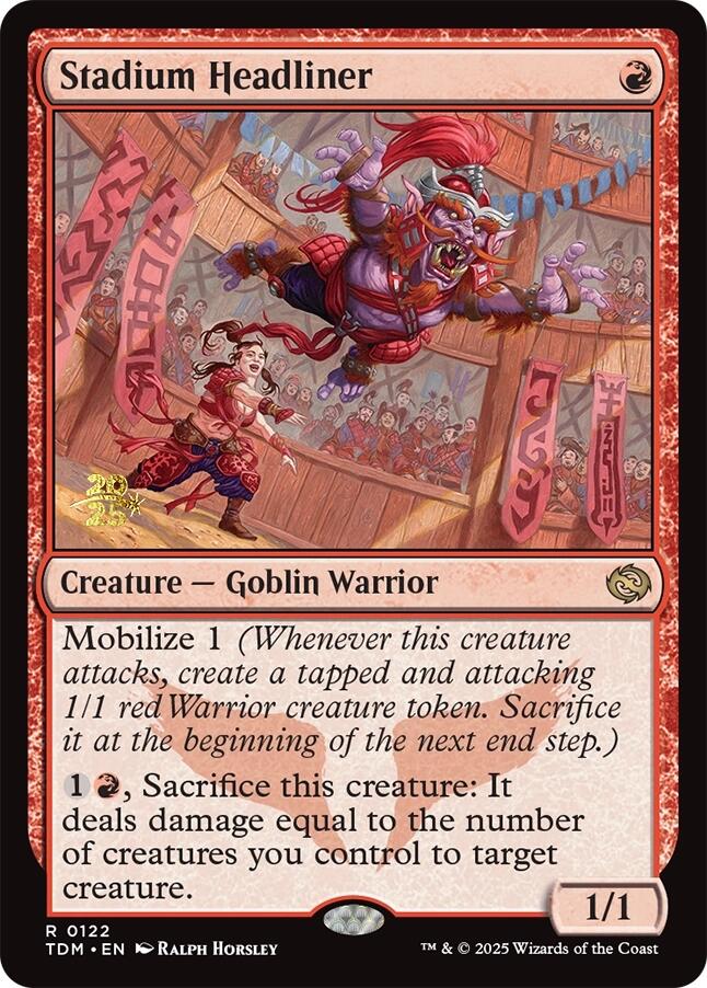 Stadium Headliner [Tarkir: Dragonstorm Prerelease Promos] | Clutch Gaming