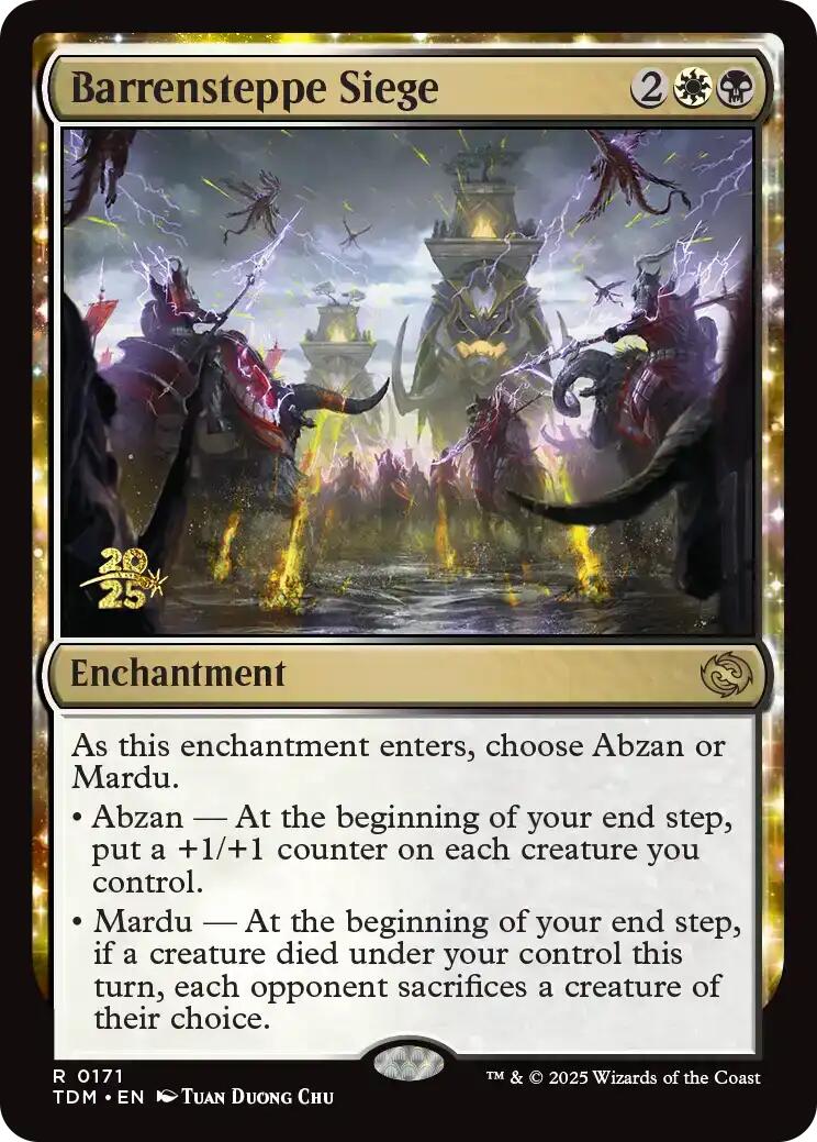 Barrensteppe Siege [Tarkir: Dragonstorm Prerelease Promos] | Clutch Gaming