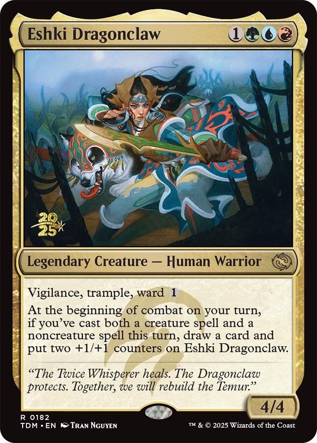 Eshki Dragonclaw [Tarkir: Dragonstorm Prerelease Promos] | Clutch Gaming