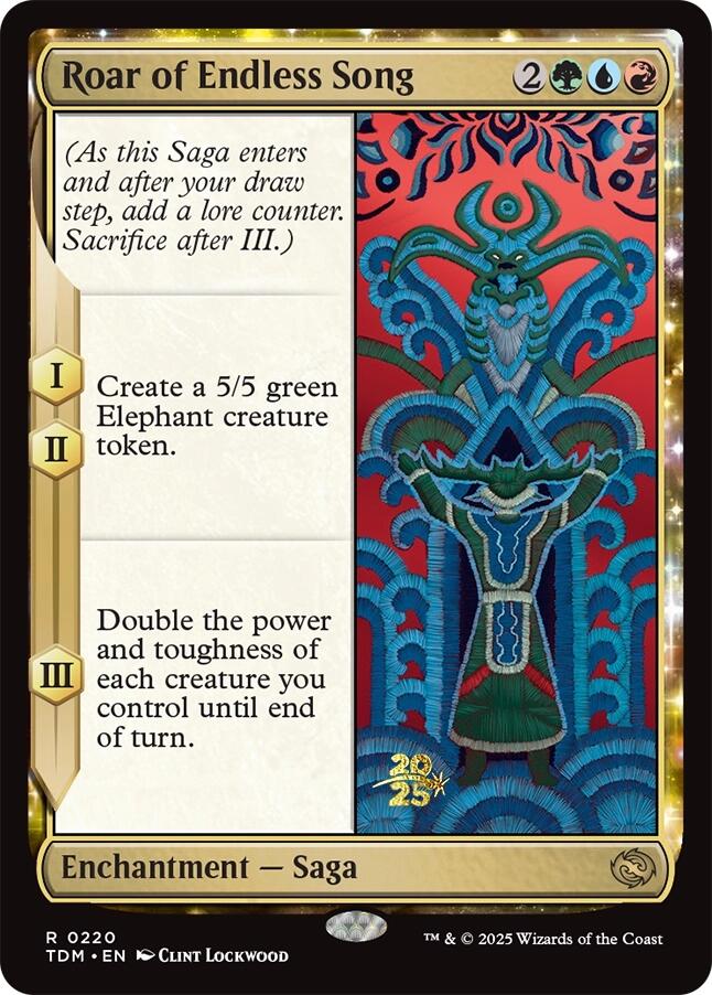 Roar of Endless Song [Tarkir: Dragonstorm Prerelease Promos] | Clutch Gaming