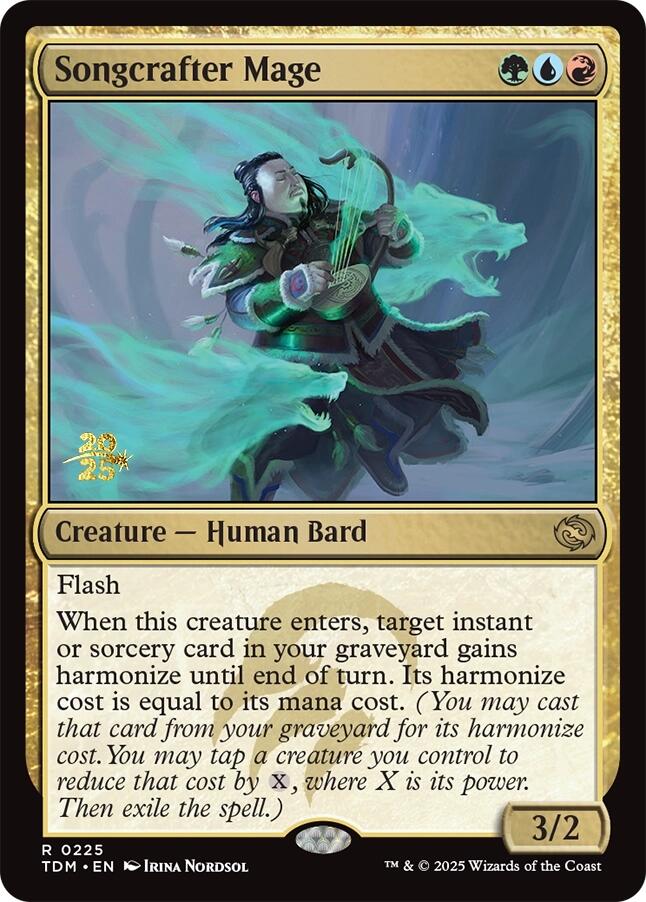 Songcrafter Mage [Tarkir: Dragonstorm Prerelease Promos] | Clutch Gaming