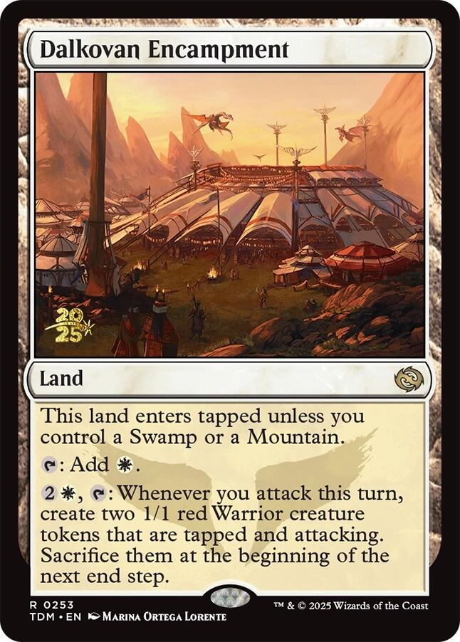 Dalkovan Encampment [Tarkir: Dragonstorm Prerelease Promos] | Clutch Gaming