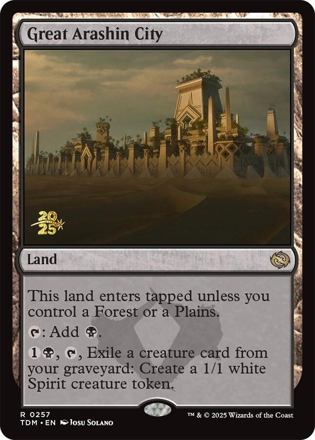 Great Arashin City [Tarkir: Dragonstorm Prerelease Promos] | Clutch Gaming