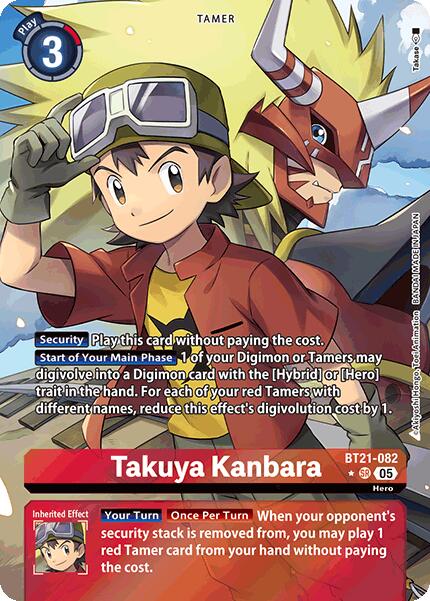 Takuya Kanbara [BT21-082] (Alternate Art) [World Convergence] | Clutch Gaming