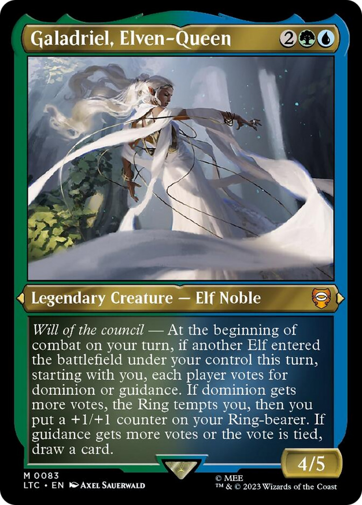 Galadriel, Elven-Queen (Display Commander) [The Lord of the Rings: Tales of Middle-Earth Commander] | Clutch Gaming