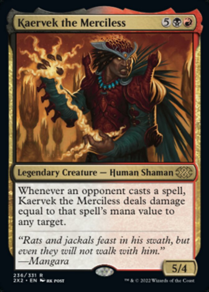 Kaervek the Merciless [Double Masters 2022] | Clutch Gaming