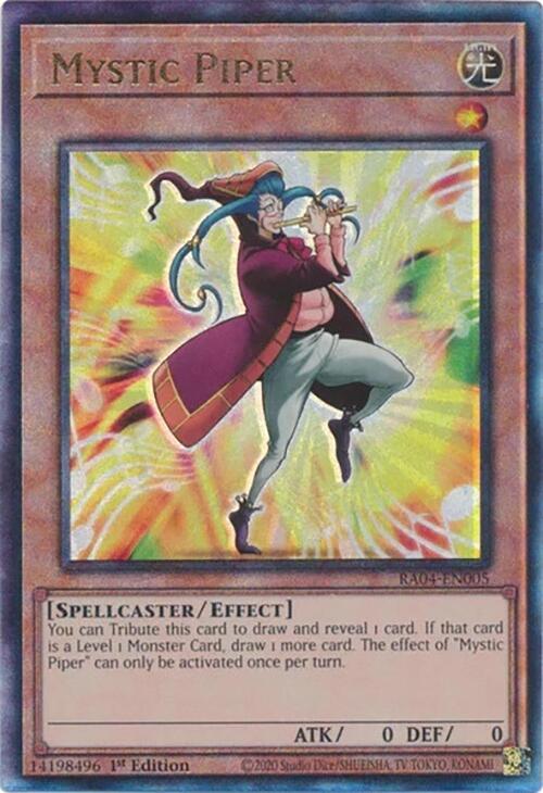 Mystic Piper [RA04-EN005] Prismatic Ultimate Rare | Clutch Gaming