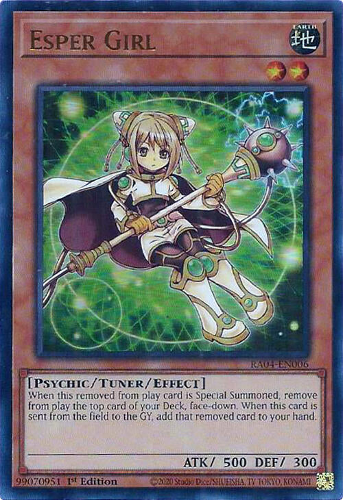 Esper Girl [RA04-EN006] Ultra Rare | Clutch Gaming