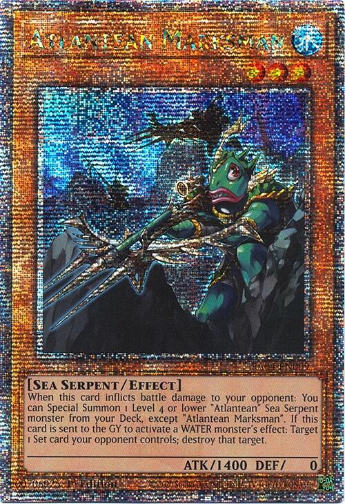 Atlantean Marksman [RA04-EN009] Quarter Century Secret Rare | Clutch Gaming