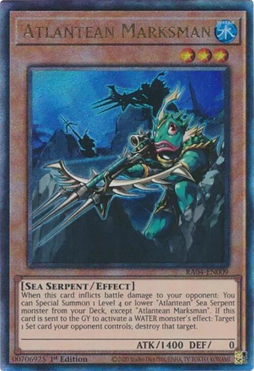 Atlantean Marksman [RA04-EN009] Prismatic Ultimate Rare | Clutch Gaming