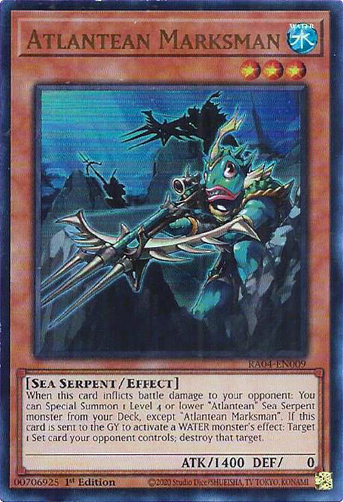 Atlantean Marksman [RA04-EN009] Ultra Rare | Clutch Gaming