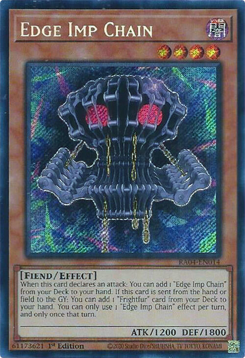 Edge Imp Chain [RA04-EN014] Secret Rare | Clutch Gaming