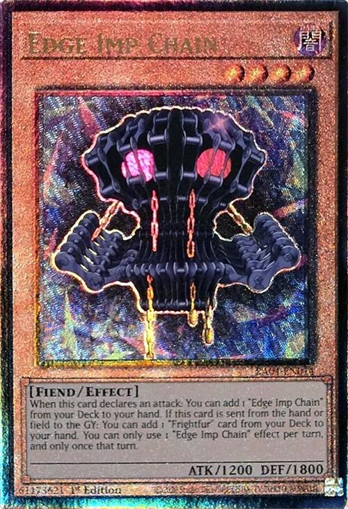 Edge Imp Chain [RA04-EN014] Prismatic Ultimate Rare | Clutch Gaming