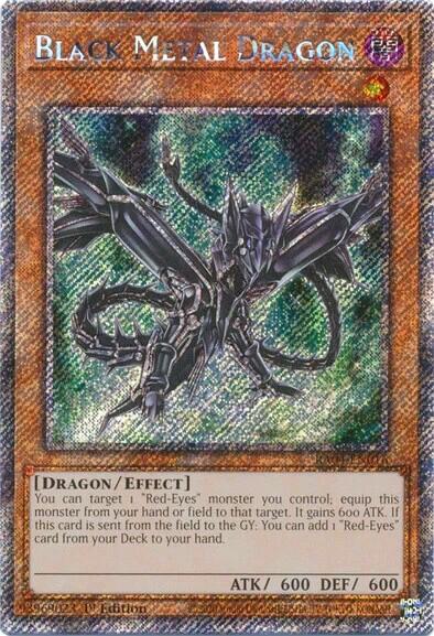 Black Metal Dragon [RA04-EN016] Platinum Secret Rare | Clutch Gaming