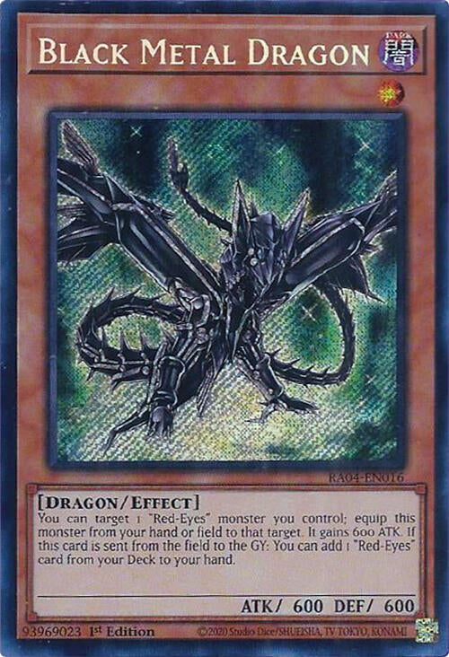 Black Metal Dragon [RA04-EN016] Secret Rare | Clutch Gaming