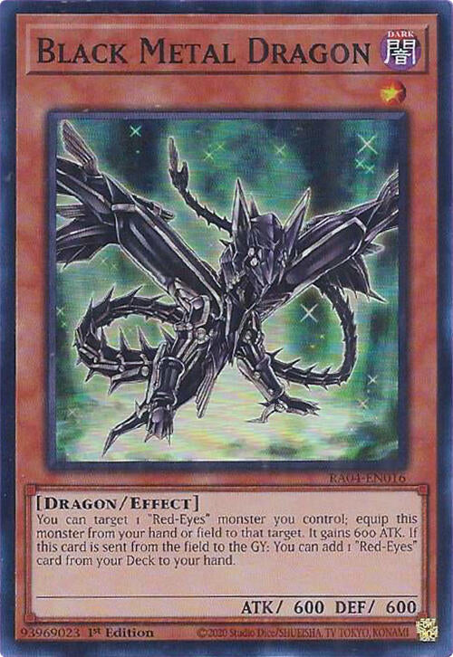 Black Metal Dragon [RA04-EN016] Super Rare | Clutch Gaming