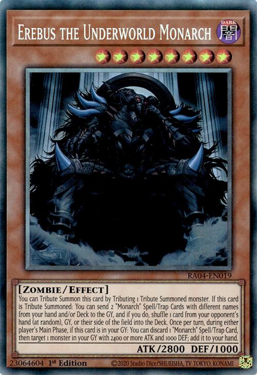 Erebus the Underworld Monarch [RA04-EN019] Prismatic Collector's Rare | Clutch Gaming