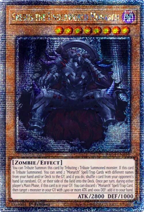Erebus the Underworld Monarch [RA04-EN019] Quarter Century Secret Rare | Clutch Gaming
