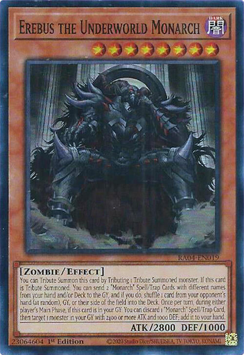 Erebus the Underworld Monarch [RA04-EN019] Super Rare | Clutch Gaming