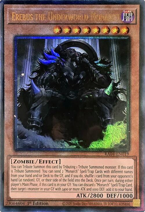 Erebus the Underworld Monarch [RA04-EN019] Prismatic Ultimate Rare | Clutch Gaming