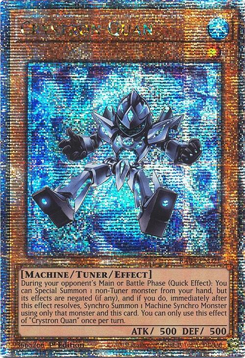 Crystron Quan [RA04-EN021] Quarter Century Secret Rare | Clutch Gaming