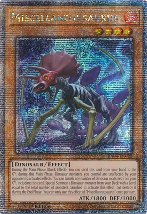 Miscellaneousaurus [RA04-EN022] Quarter Century Secret Rare | Clutch Gaming