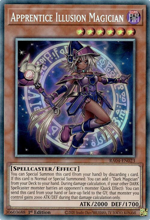 Apprentice Illusion Magician [RA04-EN023] Prismatic Collector's Rare | Clutch Gaming