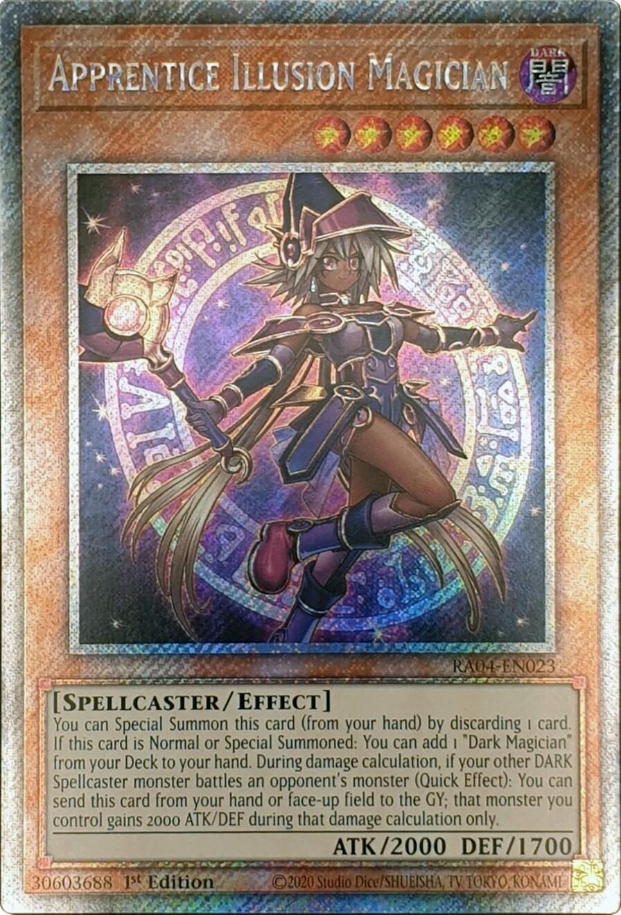 Apprentice Illusion Magician [RA04-EN023] Platinum Secret Rare | Clutch Gaming