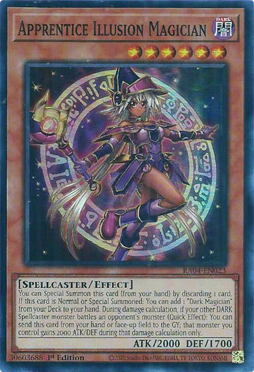 Apprentice Illusion Magician [RA04-EN023] Super Rare | Clutch Gaming