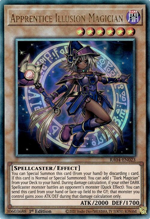 Apprentice Illusion Magician [RA04-EN023] Prismatic Ultimate Rare | Clutch Gaming