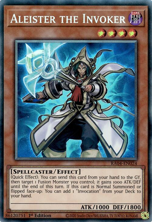 Aleister the Invoker (Alternate Art) [RA04-EN024] Prismatic Collector's Rare | Clutch Gaming