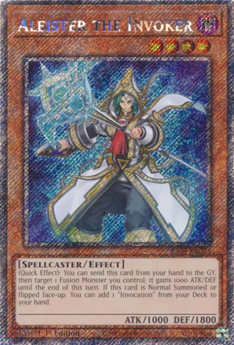 Aleister the Invoker (Alternate Art) [RA04-EN024] Platinum Secret Rare | Clutch Gaming