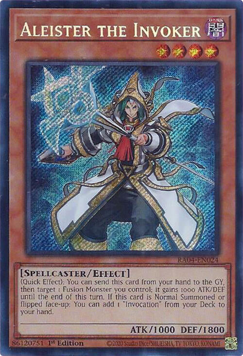 Aleister the Invoker (Alternate Art) [RA04-EN024] Secret Rare | Clutch Gaming