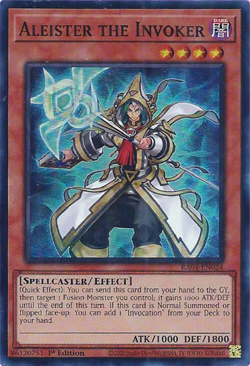 Aleister the Invoker (Alternate Art) [RA04-EN024] Super Rare | Clutch Gaming