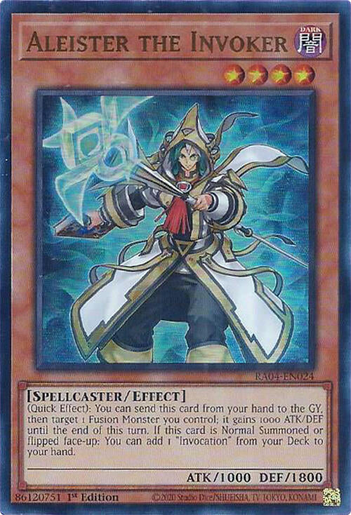 Aleister the Invoker (Alternate Art) [RA04-EN024] Ultra Rare | Clutch Gaming