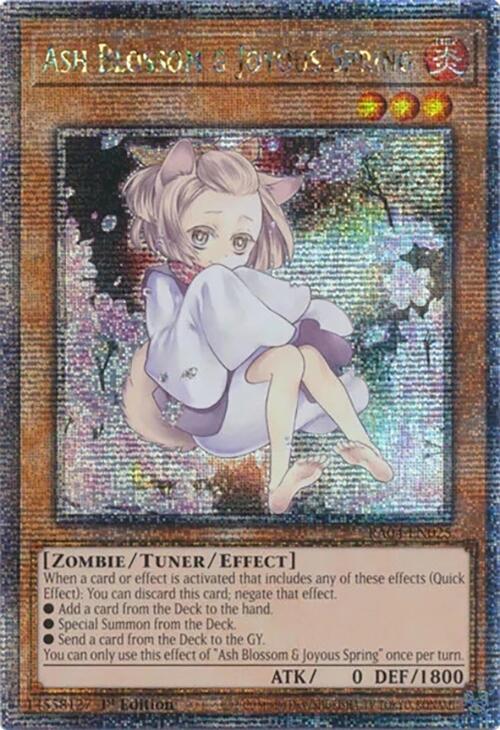 Ash Blossom & Joyous Spring (Alternate Art) [RA04-EN025] Quarter Century Secret Rare | Clutch Gaming