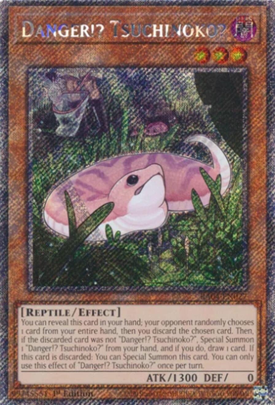 Danger!? Tsuchinoko? [RA04-EN027] Platinum Secret Rare | Clutch Gaming