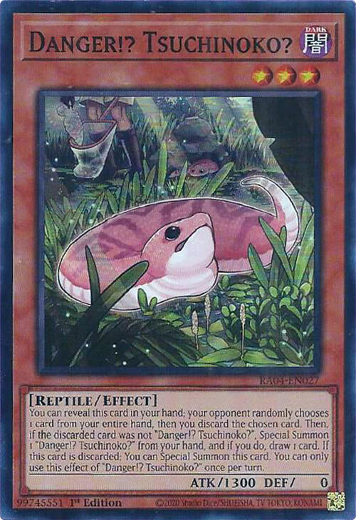 Danger!? Tsuchinoko? [RA04-EN027] Super Rare | Clutch Gaming