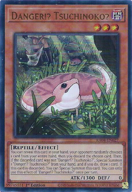 Danger!? Tsuchinoko? [RA04-EN027] Ultra Rare | Clutch Gaming