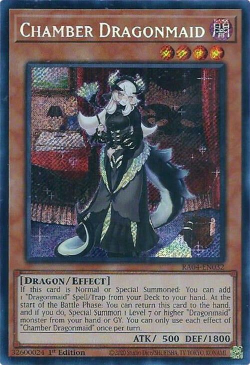 Chamber Dragonmaid [RA04-EN032] Secret Rare | Clutch Gaming