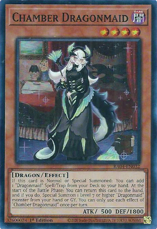 Chamber Dragonmaid [RA04-EN032] Super Rare | Clutch Gaming