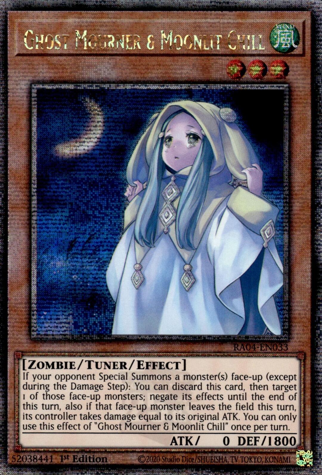 Ghost Mourner & Moonlit Chill [RA04-EN033] Quarter Century Secret Rare | Clutch Gaming