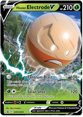 Hisuian Electrode V (SWSH294) (Jumbo Card) [Sword & Shield: Black Star Promos] | Clutch Gaming