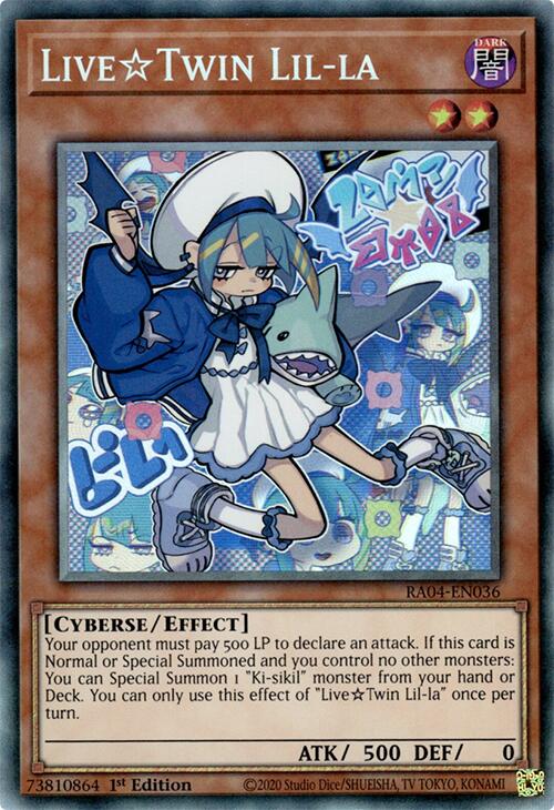 LiveTwin Lil-la [RA04-EN036] Prismatic Collector's Rare | Clutch Gaming