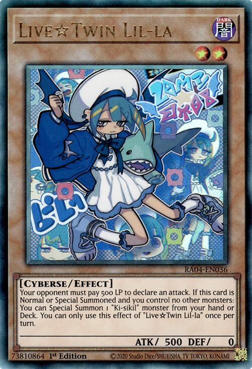 LiveTwin Lil-la [RA04-EN036] Prismatic Ultimate Rare | Clutch Gaming