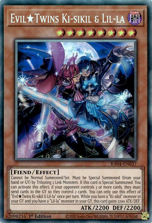 EvilTwins Ki-sikil & Lil-la [RA04-EN037] Prismatic Collector's Rare | Clutch Gaming