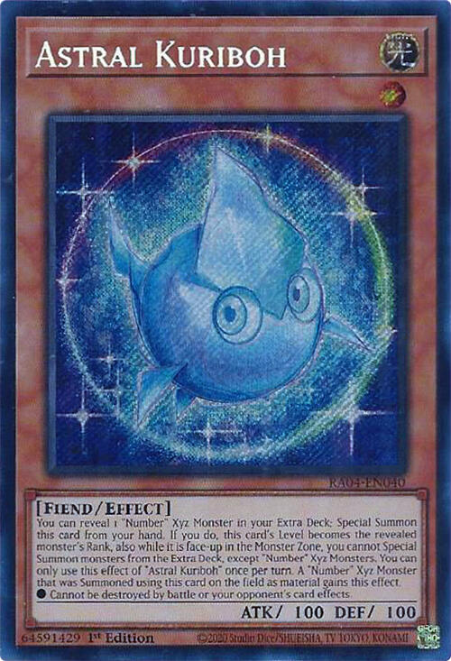 Astral Kuriboh [RA04-EN040] Secret Rare | Clutch Gaming